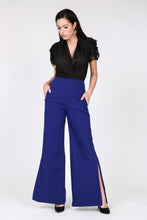 Load image into Gallery viewer, Side Slit Detail Wide Leg Pants
