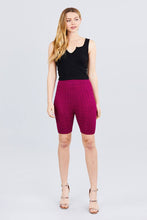 Load image into Gallery viewer, Twisted Effect Bermuda Length Sweater Shorts
